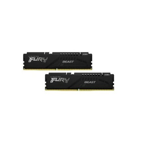 Оперативная память Kingston FURY Beast Black 16 ГБ (8 ГБ x 2 шт.) DDR5 5200 МГц DIMM CL36 (KF552C36BBEK2-16) 