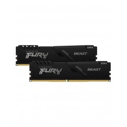 Оперативная память Kingston Fury Beast Black 16 ГБ DDR4 3200 МГц DIMM CL16 (KF432C16BBK2/16WP)