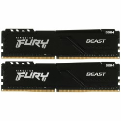Оперативная память Kingston Fury Beast Black 32 ГБ (16 ГБ x 2 шт.) DDR4 3200 МГц DIMM CL16 (KF432C16BB1K2/32WP)