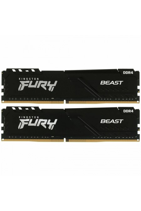 Оперативная память Kingston Fury Beast Black 32 ГБ (16 ГБ x 2 шт.) DDR4 3200 МГц DIMM CL16 (KF432C16BB1K2/32WP) 