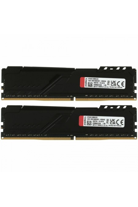 Оперативная память Kingston Fury Beast Black 32 ГБ (16 ГБ x 2 шт.) DDR4 3200 МГц DIMM CL16 (KF432C16BB1K2/32WP) 1