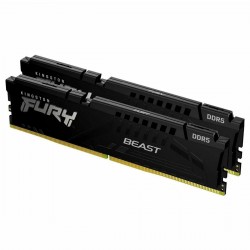 Оперативная память Kingston Fury Beast Black 32 ГБ (16 ГБ x 2 шт.) DDR5 6000 МГц DIMM CL36 (KF560C36BBE2K2-32)