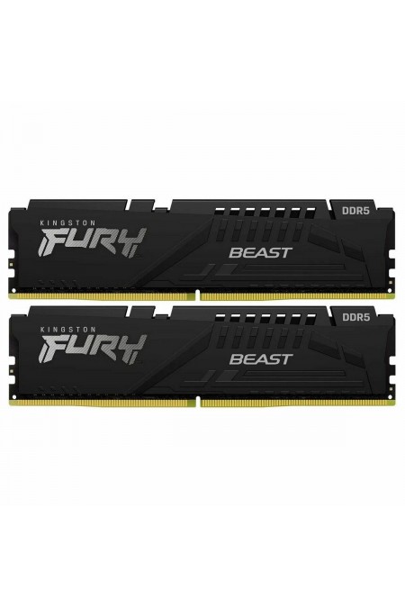 Оперативная память Kingston Fury Beast Black 32 ГБ (16 ГБ x 2 шт.) DDR5 6000 МГц DIMM CL36 (KF560C36BBE2K2-32) 1