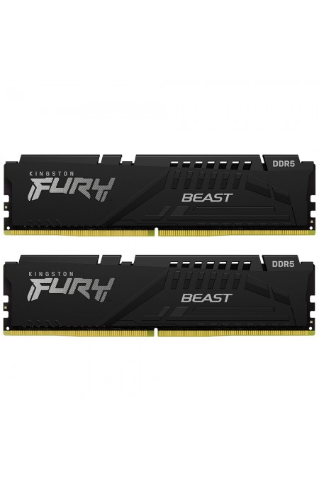 Оперативная память Kingston Fury Beast Black 32 ГБ DDR5 5200 МГц DIMM CL40 (KF552C40BB2-3) 