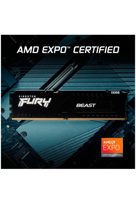 Оперативная память Kingston FURY Beast Black 32 ГБ DDR5 5600 МГц DIMM CL36 (KF556C36BBE2-32) 8