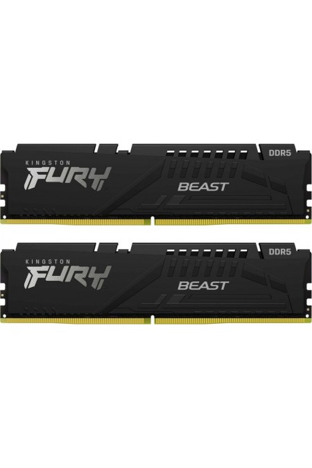 Оперативная память Kingston FURY Beast Black 32 ГБ DDR5 5600 МГц DIMM PC44800 CL36 (KF556C36BBEK2-32) 