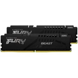 Оперативная память Kingston Fury Beast Black 64 ГБ (32 ГБ x 2 шт.) DDR5 5600 МГц DIMM CL40 (KF556C40BB2K2-64)