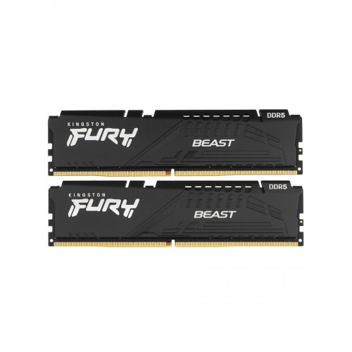 Оперативная память Kingston FURY Beast Black 64 ГБ (32 ГБ x 2 шт.) DDR5 6000 МГц DIMM CL36 (KF560C36BBE2K2-64) 