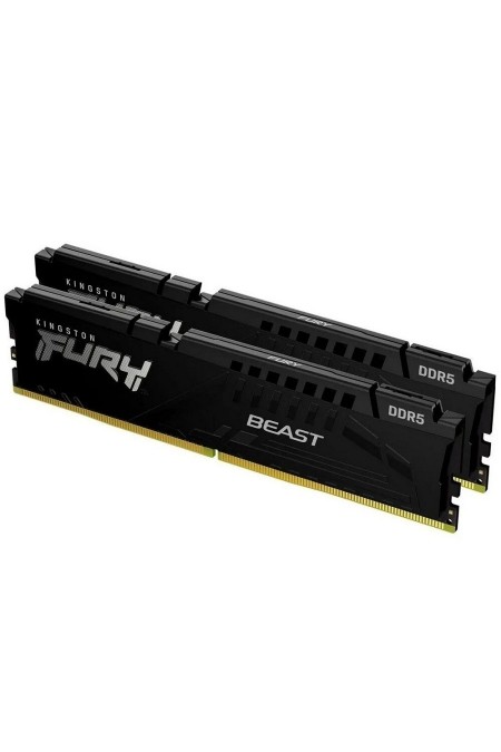 Оперативная память Kingston FURY Beast Black 64 ГБ (32 ГБ x 2 шт.) DDR5 6000 МГц DIMM CL36 (KF560C36BBE2K2-64) 1