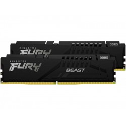 Оперативная память Kingston FURY Beast Black 64 ГБ (32 ГБ x 2 шт.) DDR5 6000 МГц DIMM CL36 (KF560C36BBEK2-64)