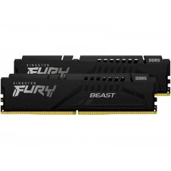 Оперативная память Kingston FURY Beast Black 64 ГБ (32 ГБ x 2 шт.) DDR5 6000 МГц DIMM CL36 (KF560C36BBEK2-64)