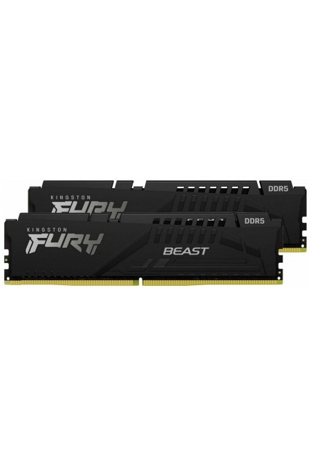 Оперативная память Kingston FURY Beast Black 64 ГБ (32 ГБ x 2 шт.) DDR5 6000 МГц DIMM CL36 (KF560C36BBEK2-64) 1