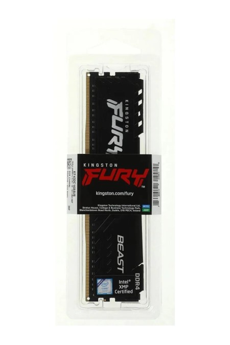 Оперативная память Kingston Fury Beast Black 8 ГБ DDR4 3200 МГц DIMM CL16 (KF432C16BB/8WP) 4