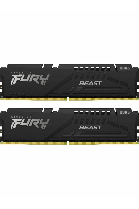 Оперативная память Kingston Fury Beast Black Expo 64 ГБ (32 ГБ x 2 шт.) DDR5 6000 МГц UDIMM CL30 (KF560C30BBEK2-64) 
