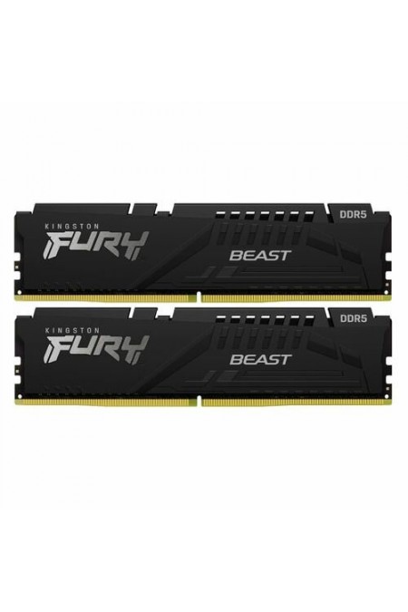 Оперативная память Kingston FURY Beast Black EXPO 64 ГБ DDR5 6400 МГц DIMM CL32 (KF564C32BBEK2-64) 