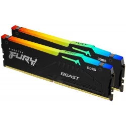 Оперативная память Kingston FURY Beast Black EXPO RGB 32 ГБ (16 ГБ x 2 шт.) DDR5 5600 МГц UDIMM CL36 (KF556C36BBEAK2-32)