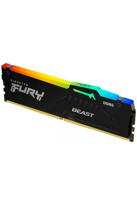 Оперативная память Kingston Fury Beast Black Expo RGB 8 ГБ DDR5 5600 МГц DIMM CL36 (KF556C36BBEA-8) 1