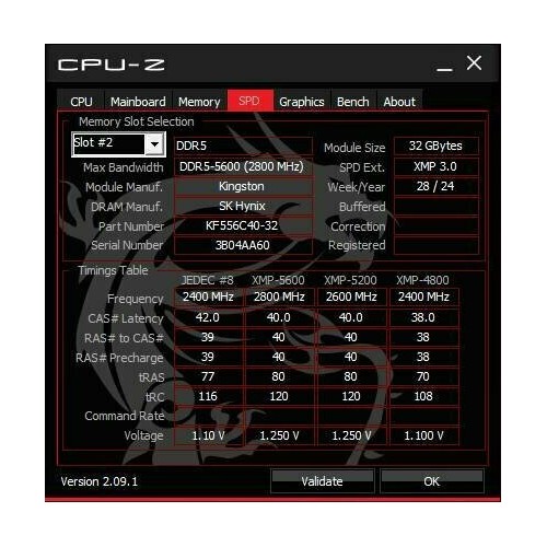 Оперативная память Kingston Fury Beast Black RGB 128 ГБ (32 ГБ x 4 шт.) DDR5 5600 МГц DIMM CL40 (KF556C40BBAK4-128) 2