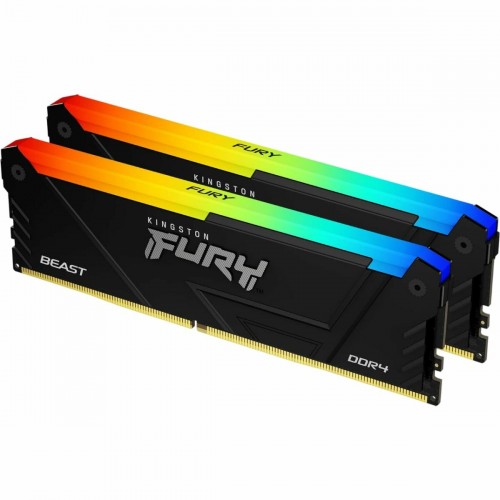 Оперативная память Kingston Fury Beast Black RGB 32 ГБ DDR4 3200 МГц DIMM CL16 (KF432C16BB12AK2/32WP) 