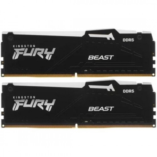 Оперативная память Kingston FURY Beast Black RGB 64 ГБ (32 ГБ x 2) DDR5 5600 МГц DIMM CL40 (KF556C40BBAK2-32) 3