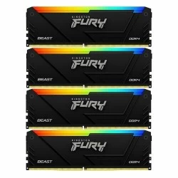 Оперативная память Kingston Fury Beast Black RGB 64 ГБ DDR4 3200 МГц DIMM CL16 (KF432C16BB2AK4/64)