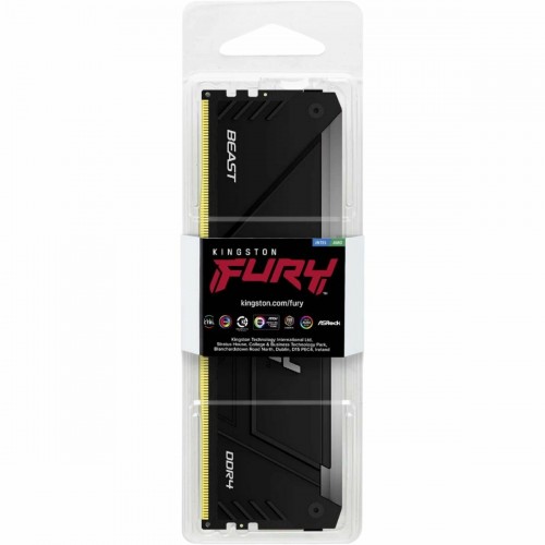Оперативная память Kingston Fury Beast Black RGB 8 ГБ DDR4 3200 МГц DIMM CL16 (KF432C16BB2A/8WP) 2