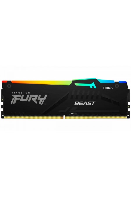 Оперативная память Kingston Fury Beast Black RGB Expo 16 ГБ DDR5 6000 МГц CL30 (KF560C30BBEA-16) 