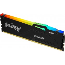 Оперативная память Kingston Fury Beast Black RGB Expo 16 ГБ DDR5 6400 МГц DIMM CL32 (KF564C32BBEA-16)
