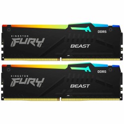 Оперативная память Kingston Fury Beast Black RGB Expo 32 ГБ (16 ГБ x 2 шт.) DDR5 6000 МГц UDIMM CL30 (KF560C30BBEAK2-32)
