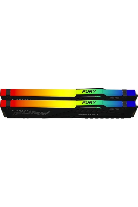 Оперативная память Kingston Fury Beast Black RGB Expo 32 ГБ (16 ГБ x 2 шт.) DDR5 6800 МГц DIMM CL34 (KF568C34BBEAK2-32) 2