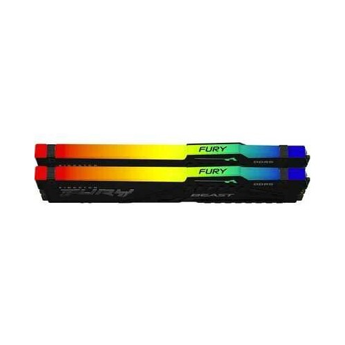 Оперативная память Kingston Fury Beast Black RGB XMP 16 ГБ (8 ГБ x 2 шт.) DDR5 6000 МГц UDIMM CL30 (KF560C30BBAK2-16) 2