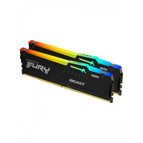 Оперативная память Kingston Fury Beast Black RGB XMP 16 ГБ (8 ГБ x 2 шт.) DDR5 6000 МГц UDIMM CL30 (KF560C30BBAK2-16) 4