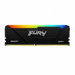 Оперативная память Kingston Fury Beast Black RGB XMP 16 ГБ DDR4 3200 МГцDIMM CL16 (KF432C16BB2A/16)
