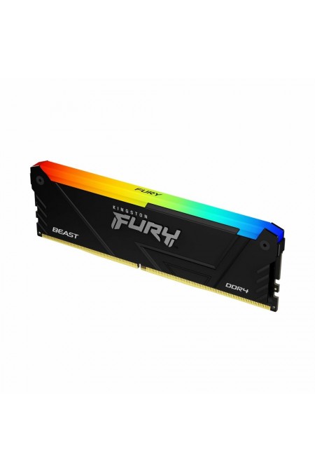 Оперативная память Kingston Fury Beast Black RGB XMP 16 ГБ DDR4 3200 МГцDIMM CL16 (KF432C16BB2A/16) 1