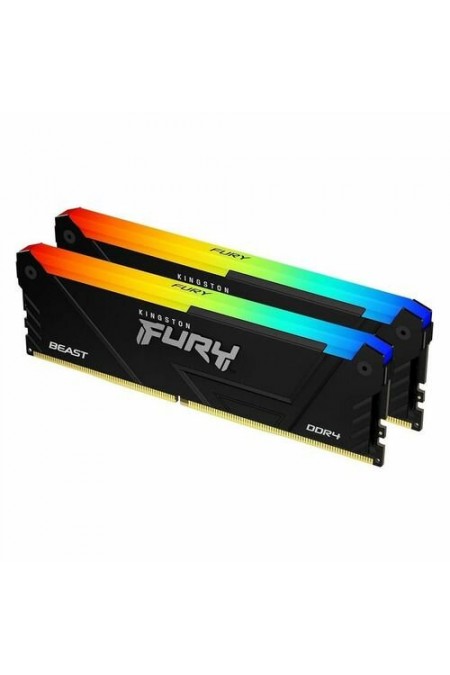Оперативная память Kingston FURY Beast Black RGB XMP 32 ГБ DDR4 3600 МГц DIMM CL18 (KF436C18BB2AK2/32) 