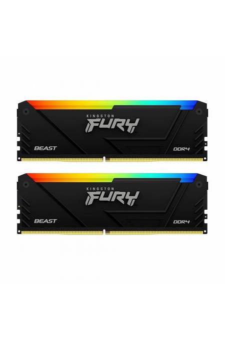 Оперативная память Kingston FURY Beast Black RGB XMP 32 ГБ DDR4 3600 МГц DIMM CL18 (KF436C18BB2AK2/32) 1