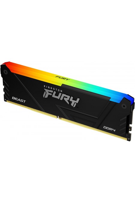Оперативная память Kingston Fury Beast Black RGB XMP 8 ГБ DDR4 3200 МГц DIMM CL16 (KF432C16BB2A/8) 1