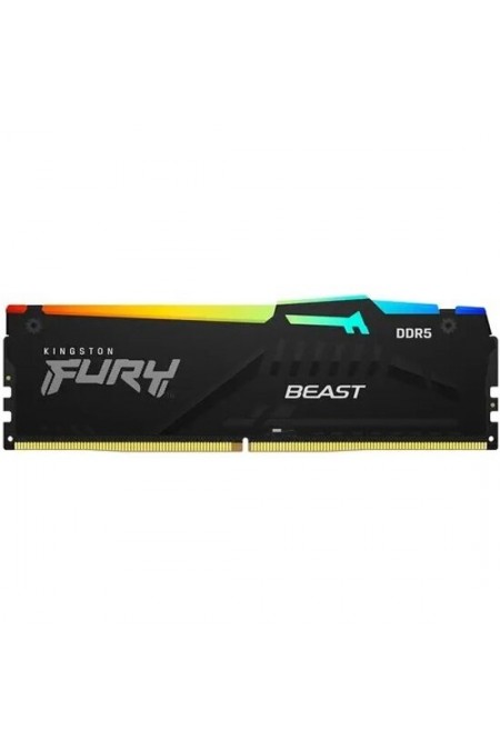Оперативная память Kingston FURY Beast Black XMP 16 ГБ DDR5 5200 МГц DIMM CL40 (KF552C40BBA-16) 