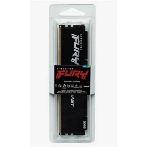 Оперативная память Kingston Fury Beast Black XMP 32 ГБ DDR5 6000 МГц DIMM CL30 (KF560C30BB-32) 1