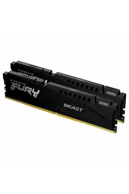 Оперативная память Kingston FURY Beast Black XMP 32 ГБ DDR5 6400 МГц DIMM CL32 (KF564C32BBK2-32) 