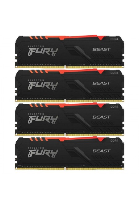Оперативная память Kingston FURY Beast RGB 128 ГБ DDR4 3200 МГц DIMM CL16 (KF432C16BB2AK4/128) 5