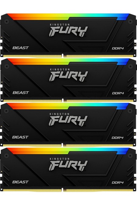 Оперативная память Kingston FURY Beast RGB 128 ГБ DDR4 3200 МГц DIMM CL16 (KF432C16BB2AK4/128) 6