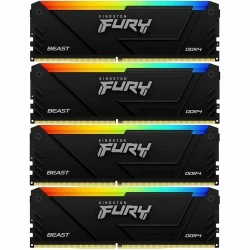 Оперативная память Kingston FURY Beast RGB 128 ГБ DDR4 3600 МГц DIMM CL18 (KF436C18BB2AK4/128)