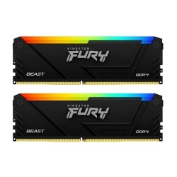 Оперативная память Kingston FURY Beast RGB 16 ГБ DDR4 3200 МГц DIMM CL16 ( KF432C16BB2AK2/16 )