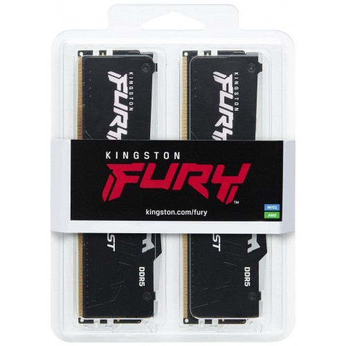Оперативная память Kingston FURY Beast RGB (16 ГБ x 2 шт.) DDR5 5200 МГц DIMM CL40 (KF552C40BBAK2-32) 7