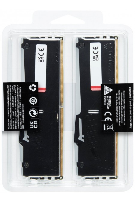 Оперативная память Kingston Fury Beast RGB 32 ГБ (16 ГБ x 2 шт.) DDR5 5600 МГц DIMM CL40 (KF556C40BBAK2-32) 4