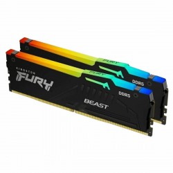 Оперативная память Kingston FURY Beast RGB 32 ГБ (16 ГБ x 2 шт.) DDR5 6000 МГц DIMM CL36 (KF560C36BBE2AK2-32)