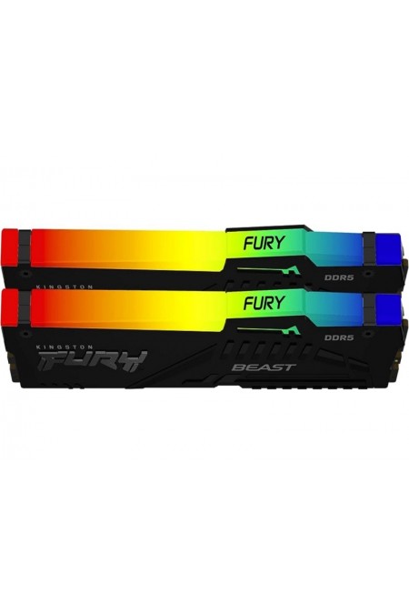 Оперативная память Kingston FURY Beast RGB 32 ГБ (16 ГБ x 2 шт.) DDR5 6000 МГц DIMM CL36 (KF560C36BBE2AK2-32) 2