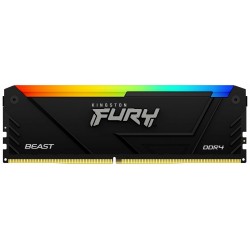 Оперативная память Kingston Fury Beast RGB 32 ГБ DDR4 3200 МГц DIMM CL16 (KF432C16BB2A/32)