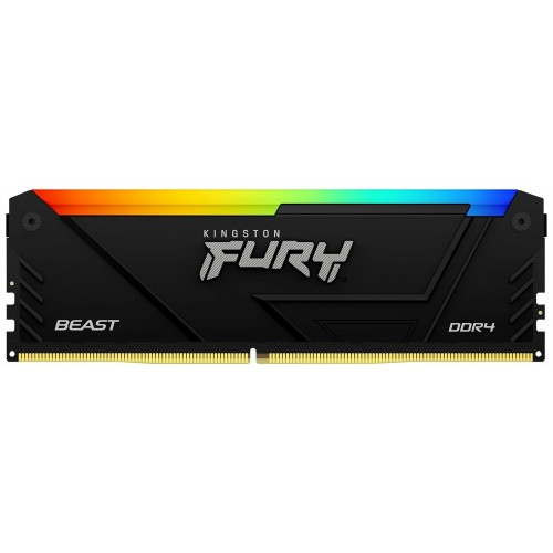 Оперативная память Kingston Fury Beast RGB 32 ГБ DDR4 3200 МГц DIMM CL16 (KF432C16BB2A/32) 